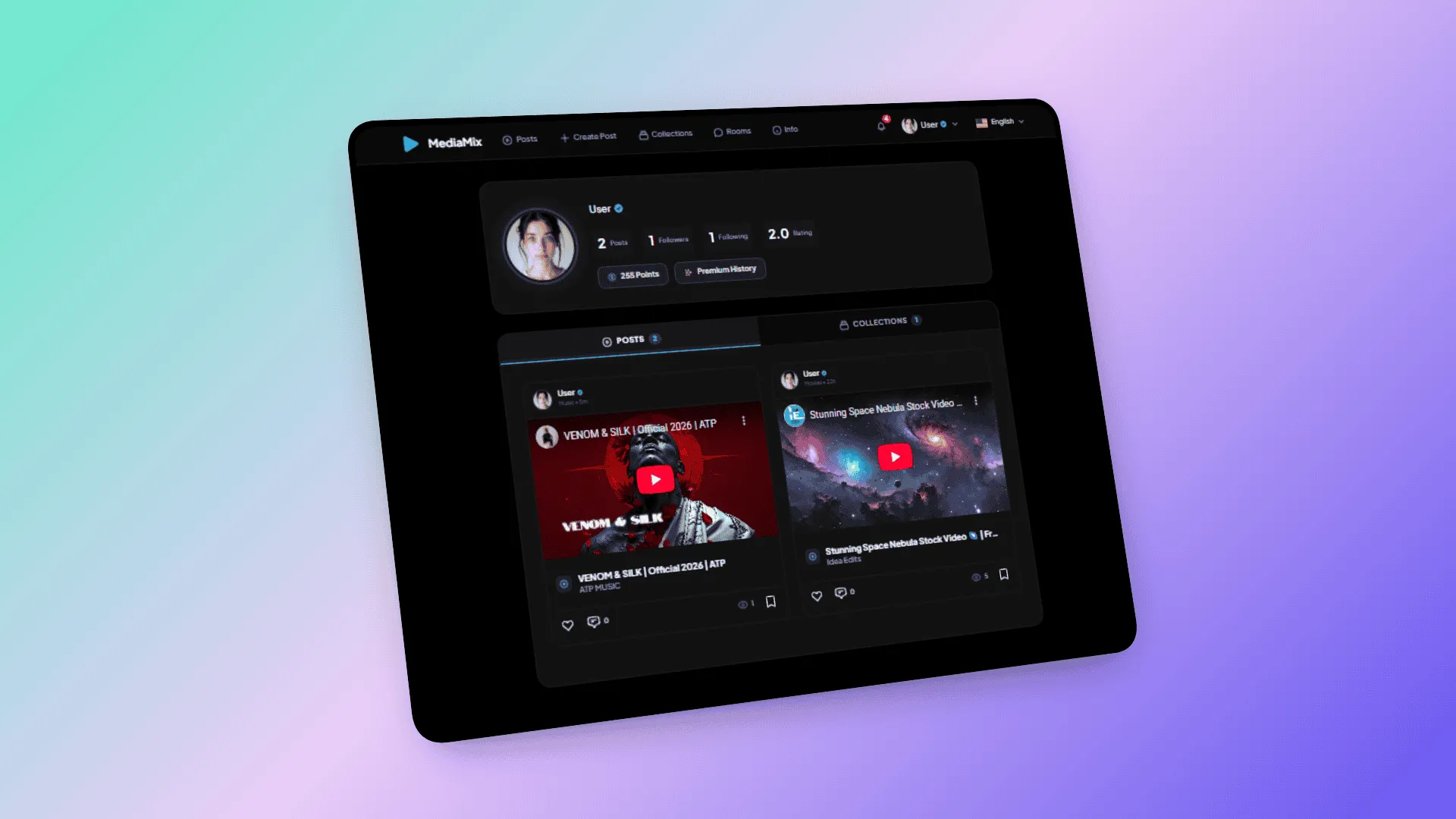 MediaMix - Laravel Media Sharing Platform